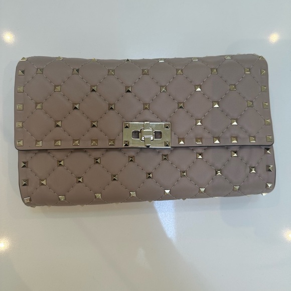 Valentino Garavani rockstud spike small leather shoulder bag - Picture 1 of 5